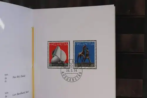 Schweiz Europa - CEPT 1974, Sammelfolder, Ersttagsheft Nr. 127, ESST