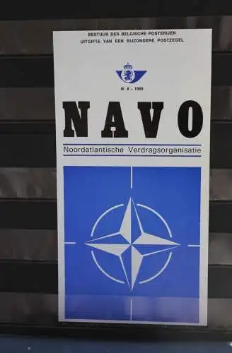 Belgien 1969, NATO; NAVO, Ersttagsblatt mit Schwarzdruck; MiNr. 1549; ESST, fläm. Ausgabe