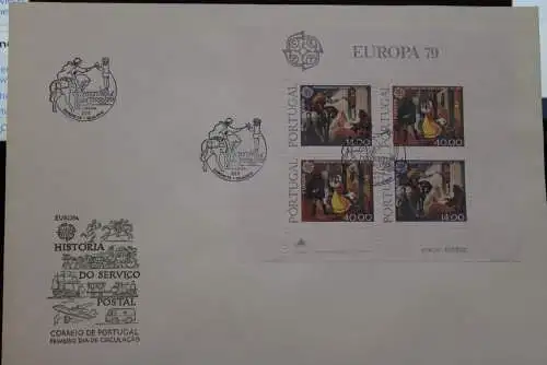 Portugal : Europa - CEPT 1979, FDC mit Block 27