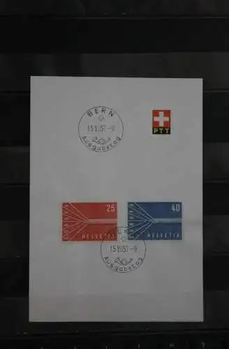 Schweiz, PTT-Sammelblatt, deutsch, Europa - CEPT 1959, MiNr. 646-47, ESST