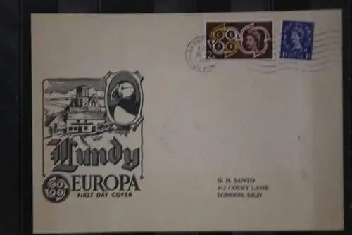 Lundy; EUROPA 1961, Block, FDC; lesen