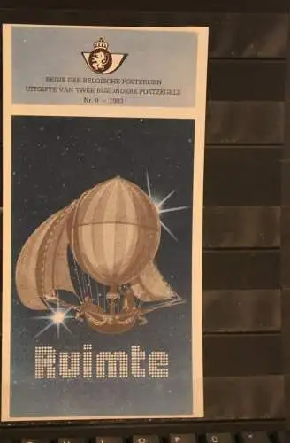 Belgien, Ersttagsblatt, Schwarzdruck: Ballonfahren, 1983, fläm. Edition