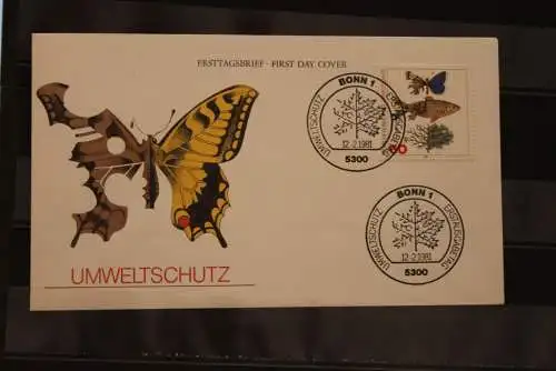 Deutschland, 1981, FDC Umweltschutz,  MiNr. 1087