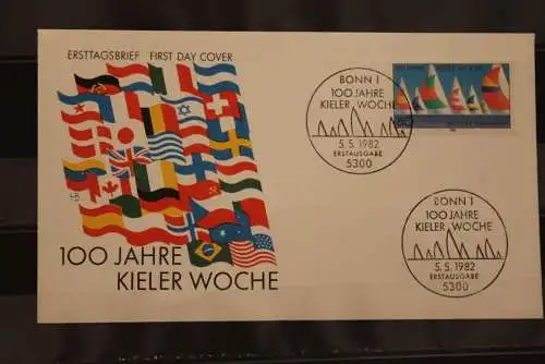 Deutschland, 1982, FDC Kieler Woche, MiNr. 1132