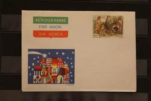 Italien, Aerogramm Weihnachten 1982, MNH