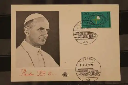 Deutschland, 82. Deutscher Katholikentag Essen 1969, Papst Paulus PP. VI, MC