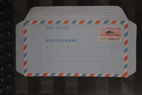 Frankreich, Aerogramm; Wertstempel Concorde, 3,10 F, ungebraucht; 1977