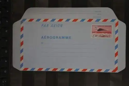 Frankreich, Aerogramm; Wertstempel Concorde, 3,50 F, ungebraucht; 1977