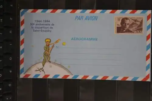 Frankreich, Aerogramm; Wertstempel 50 Jahre Saint-Exupery, 5 F, ungebraucht