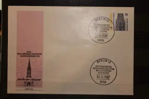 Berlin, Wertstempel Freimarke: Freiburger Münster, 50 Pf., ESST