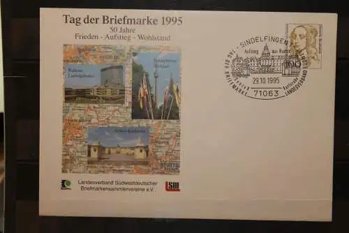 Deutschland, Tag der Briefmarke 1995; SST Sindelfingen