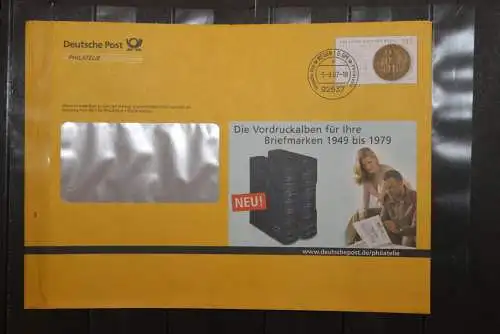 Deutschland, Ganzsache der Post - Eigenausgabe, Wertstempel: 145 C. Goldene Bulle, 2007