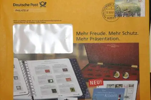 Deutschland, Ganzsache der Post - Eigenausgabe, Wertstempel:  145 C., Hambacher Fest, 2007