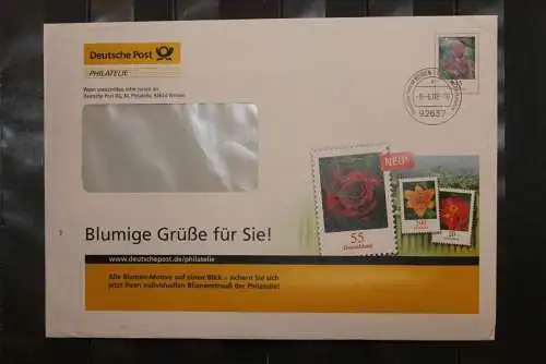 Deutschland, Ganzsache der Post - Eigenausgabe, Wertstempel: 145 C.,Schwertlilie, 2008