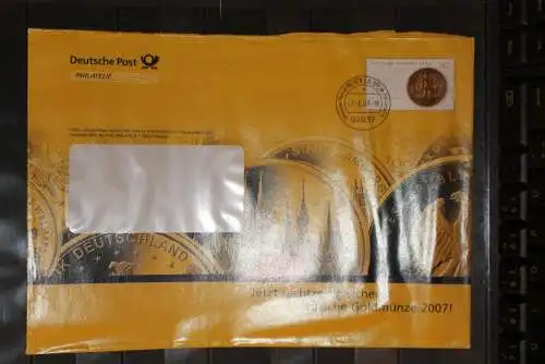 Deutschland, Ganzsache der Post - Eigenausgabe, Wertstempel: 145 C. Goldene Bulle, 2007