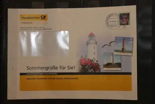 Deutschland, Ganzsache Post Eigenausgabe: Wertstempel: 145 C, Schwertlilie, 2009