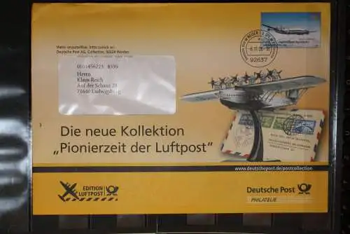 Deutschland, Ganzsache Post-Eigenausgabe: Wertstempel: 155 C, Flugverkehr, 2006