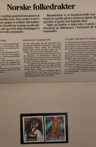 Norwegen 1989; NORDEN, ESST, Ersttagsfolder Nr. 5/1989