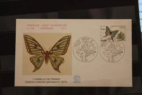 Frankreich , FDC Schmetterling, 1980