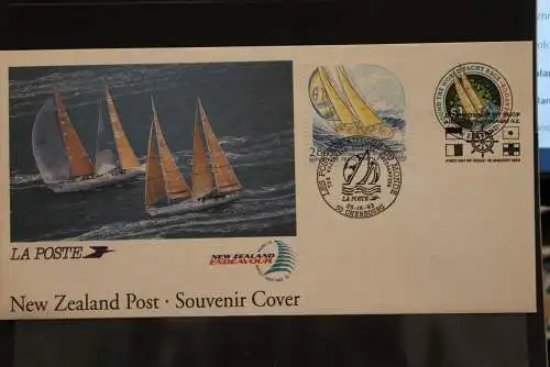 New Zealand / Frankreich FDC Round the World Yacht Race 1993