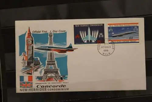 New Hebrides FDC Concorde, 1968