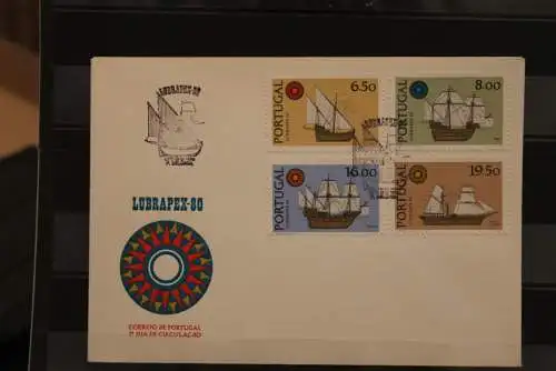 Portugal 1980, FDC Lubrapex '80; Schiffe