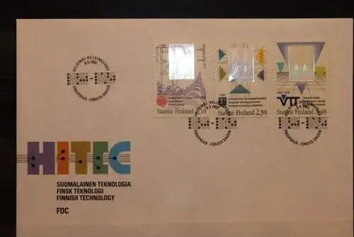 Finnland, Hologramm Finnische Technologie 1992, FDC