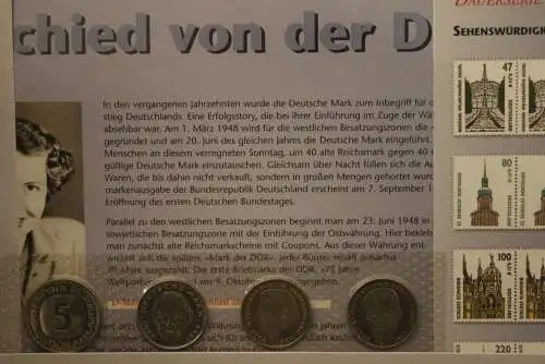 Deutschland 2001, Folder DIN A4, Umlaufmünzen 2001 G, stg