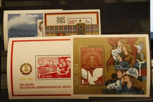 DDR, 1984, MNH, Jahrgang 1984, überkomplett