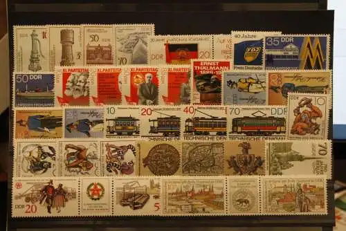 DDR, 1986, MNH, Jahrgang 1986, überkomplett