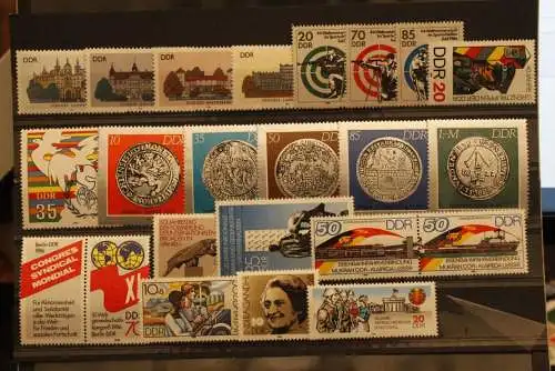 DDR, 1986, MNH, Jahrgang 1986, überkomplett