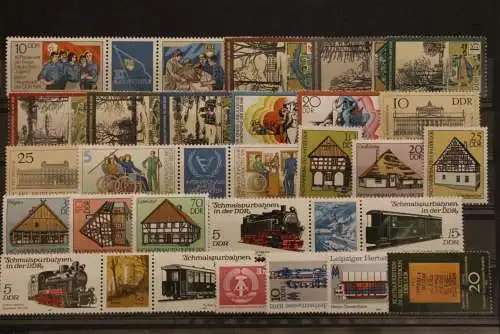 DDR, 1981, MNH, Jahrgang 1981, überkomplett