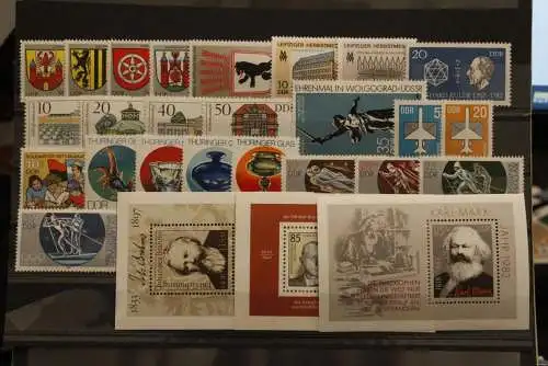 DDR, 1983, MNH, Jahrgang 1983, überkomplett