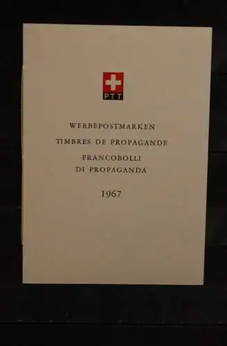 Schweiz, PTT-Booklet Sondermarke "EFTA", 1967, ESST