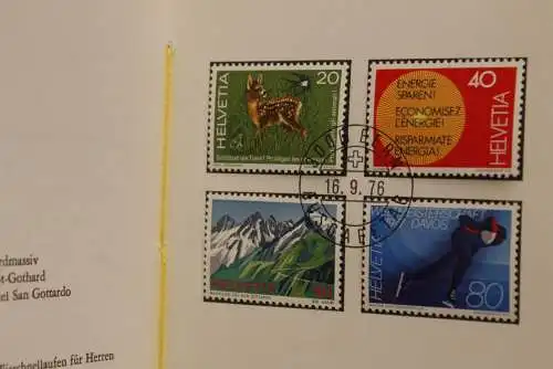 Schweiz, PTT-Booklet, Sammelheft Nr. 148, Sondermarken II, 1976, ESST