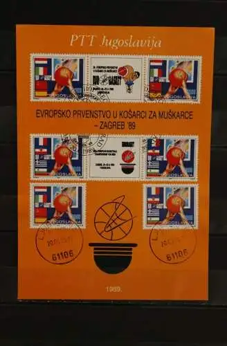 Jugoslawien, Basketball-EM 1989, Ersttagsblatt