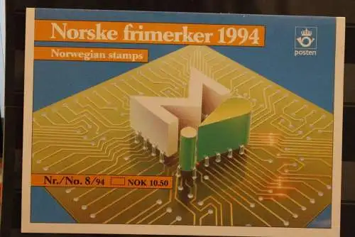 Norwegen 1994, EUREKA, Europäische Technologie, Präsentationspack; MNH