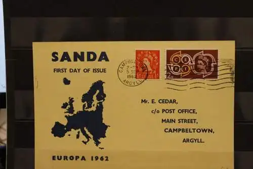 Sanda Island; EUROPA 1962, 2 Werte, gezähnt, FDC; lesen