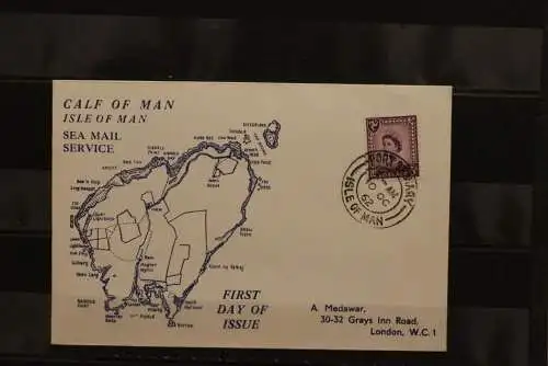 Calf of Man; Isle of Man; EUROPA 1962, 4 Werte, gezähnt, FDC; lesen