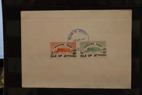 Isle of Jethou; EUROPA 1962, 2 Werte, gezähnt, FDC; lesen