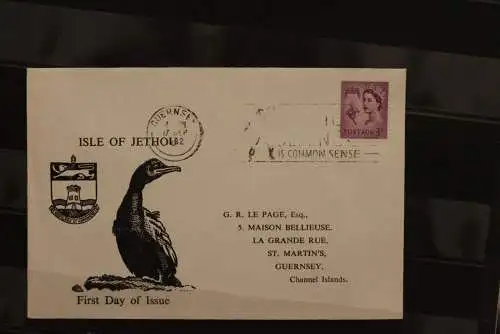 Isle of Jethou; EUROPA 1962, 2 Werte, gezähnt, FDC; lesen