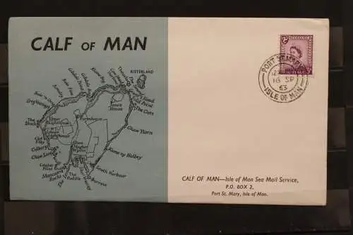 Calf of Man; Isle of Man; EUROPA 1963, 6 Werte, gezähnt, FDC; lesen