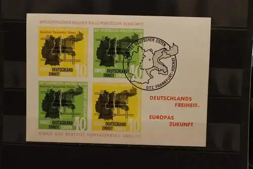 Deutschland, Vignette Freies Europa, Einheit Deuschland, 1963, gebraucht