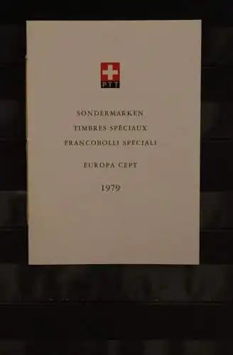 Schweiz Europa - CEPT 1979, Ersttagsheft Nr. 167 mit MiNr. 1154-55, ESST
