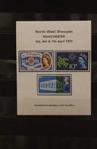 Großbritannien Europa- Vignette zur North-West Showpex 1973