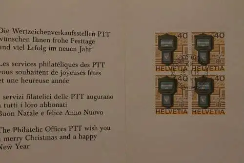 Schweiz 1979, PTT - Weihnachtskarte