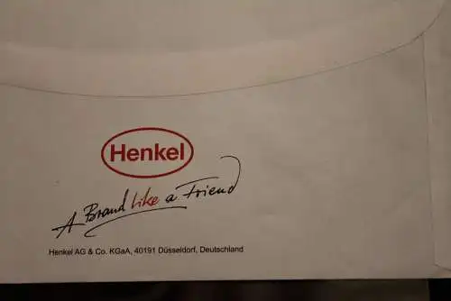 Ganzsache Firma Henkel, Düsseldorf, gebraucht