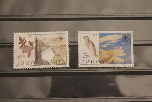 Jugoslawien  Europäischer Naturschutz, MNH