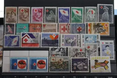 Rotes Kreuz, Anfangs-Sammlung, gebraucht/MNH