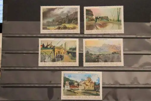 Jugoslawien, Gemälde,  5 Werte,  MNH